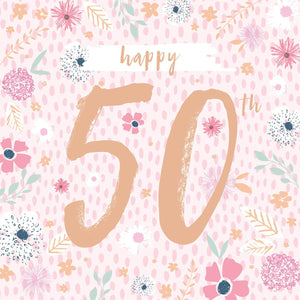 50th Floral Birthday