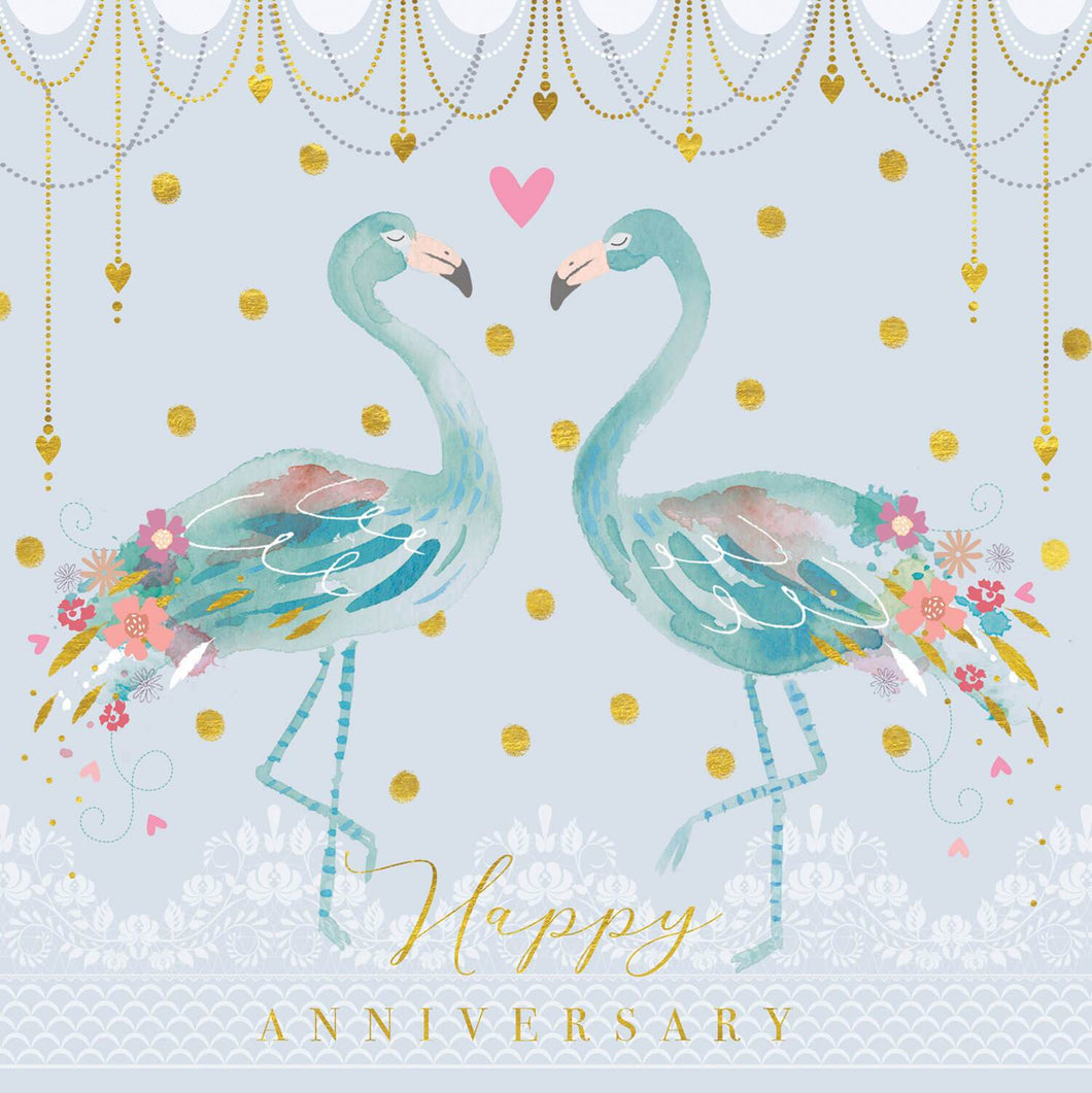 Anniversary Flamingoes