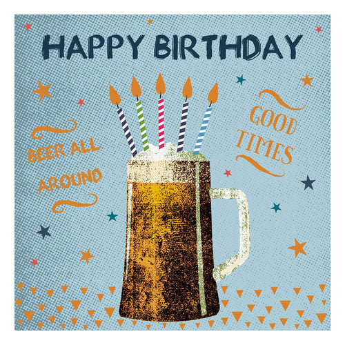 Beer With Candles