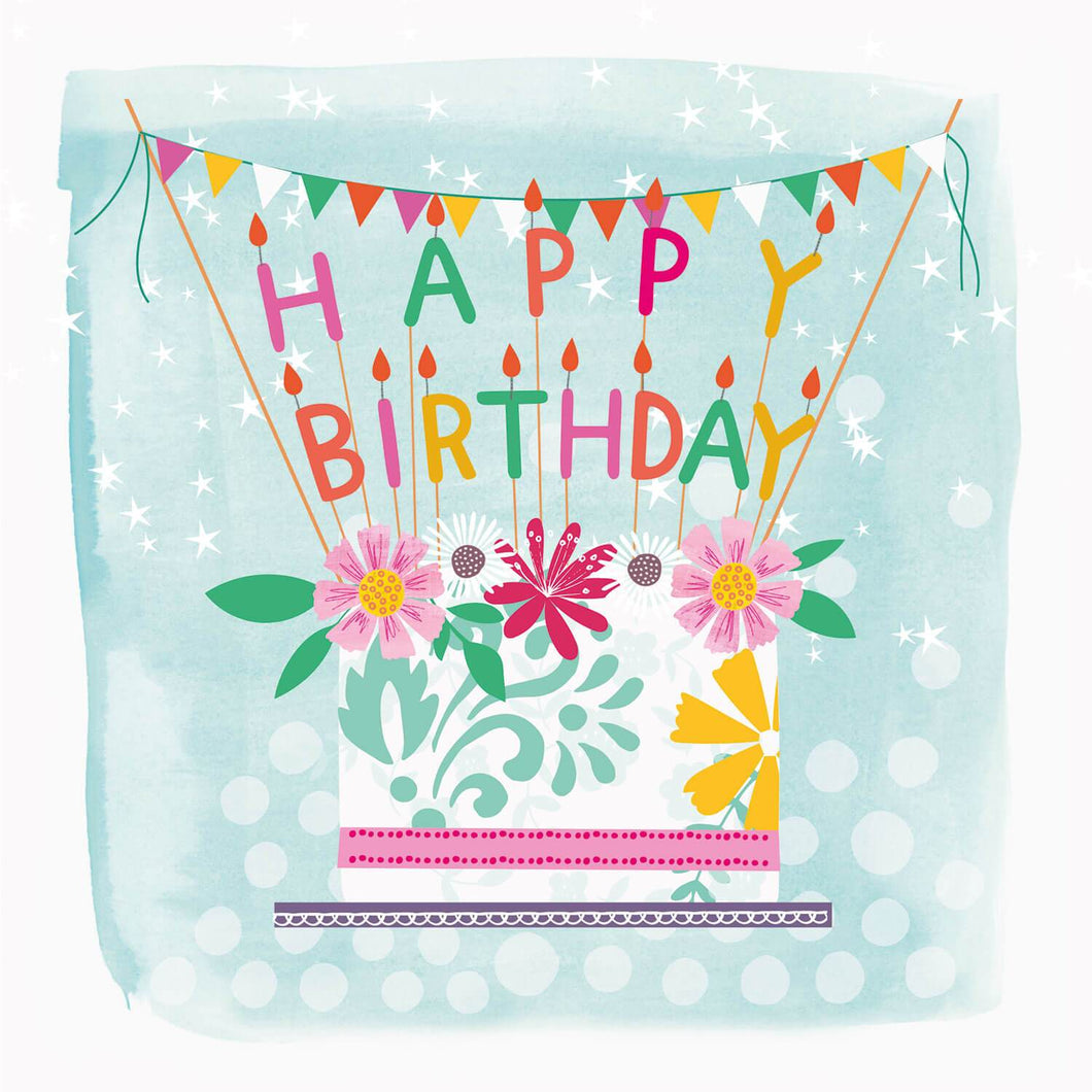Candles and Birthday Cake