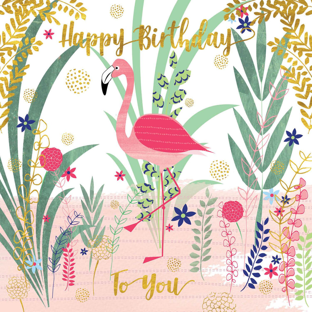 Flamingo Happy Birthday