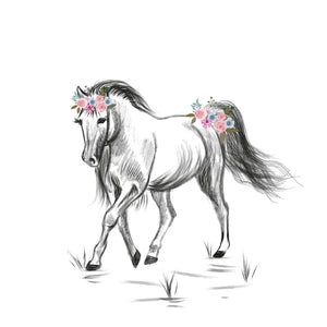 Floral Crown Horse