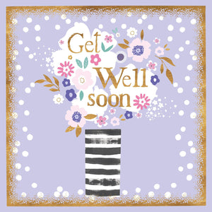 Floral Vase Get Well Soon