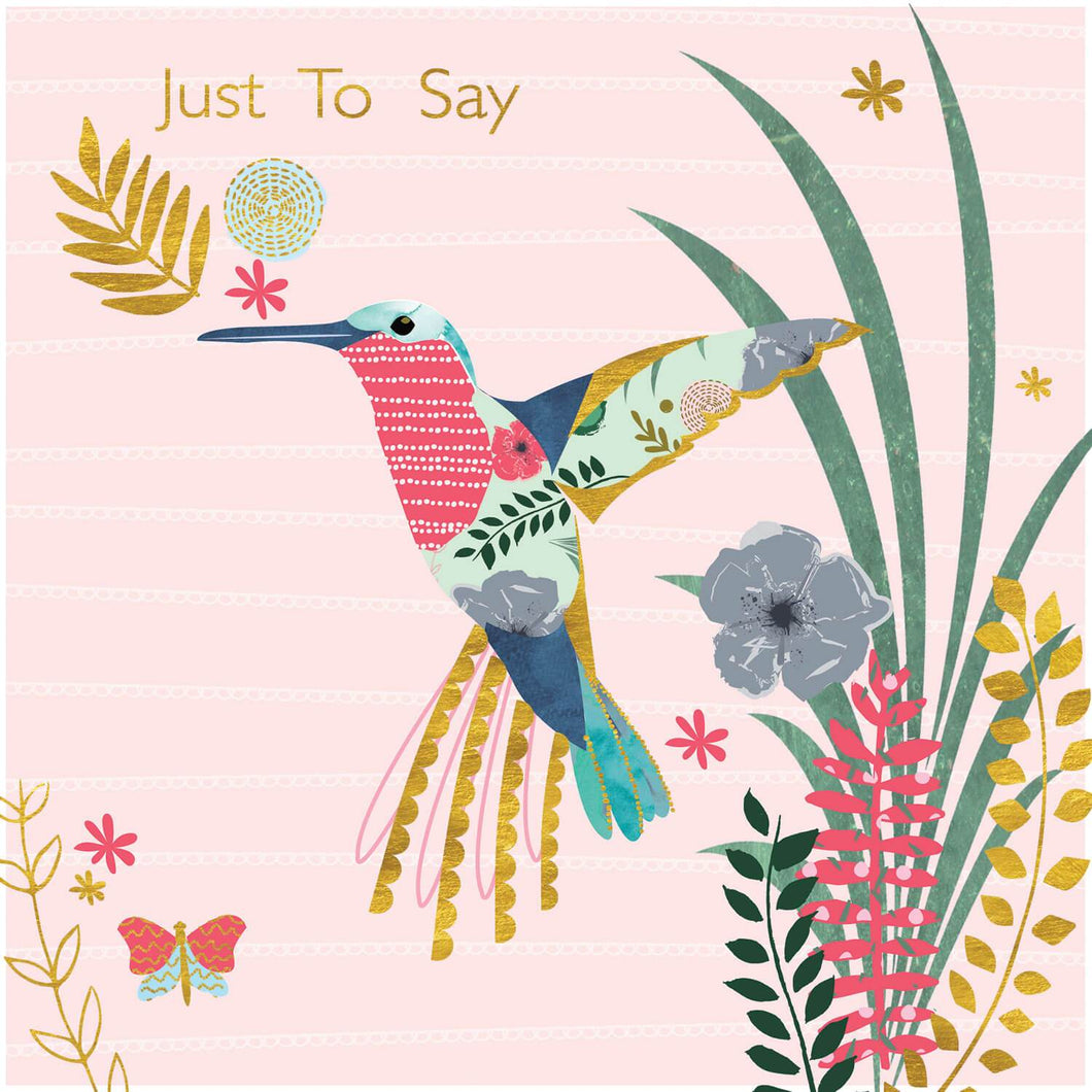 Hummingbird Just To Say