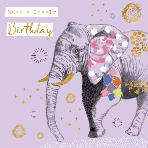 Elephant Lovely Birthday