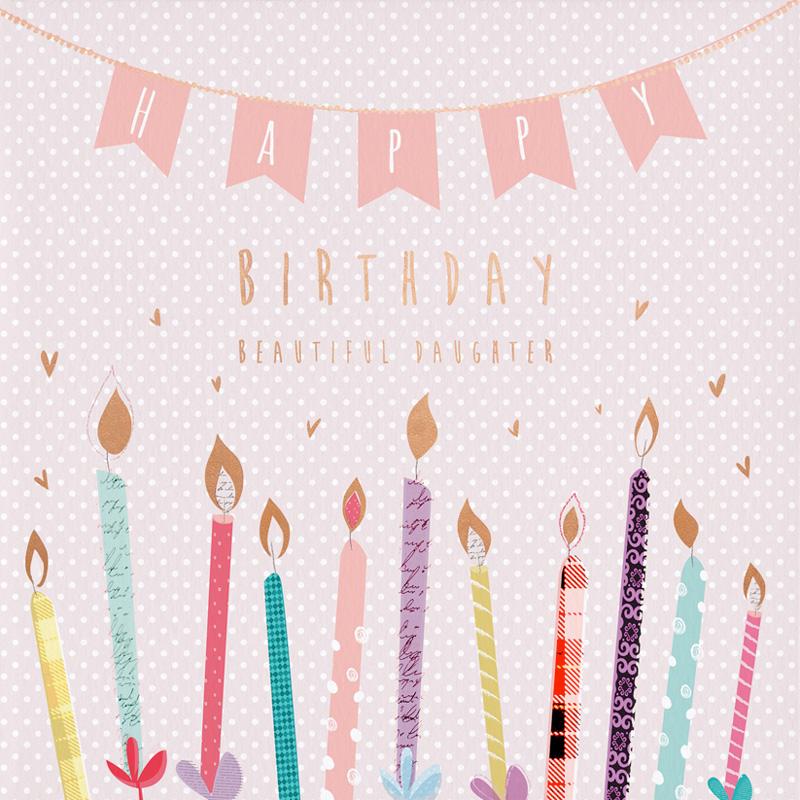 Beautiful Daughter Birthday Card