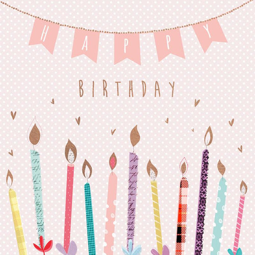 Happy Birthday Colourful Candles