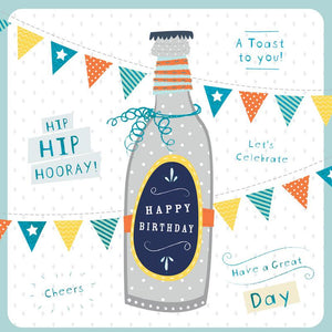 Happy Birthday Beer Bottle