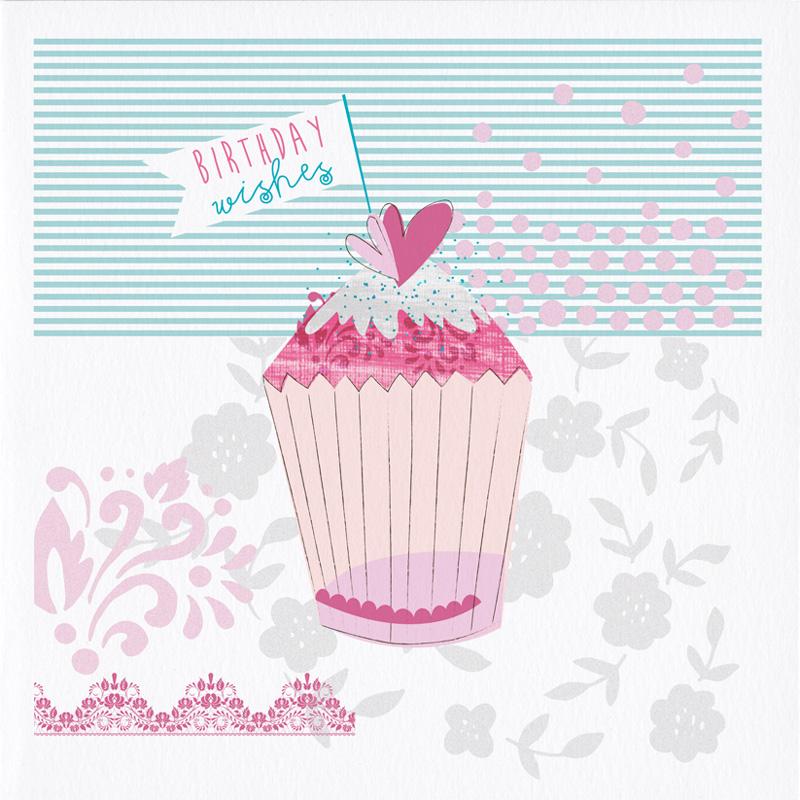Birthday Wishes Cupcake