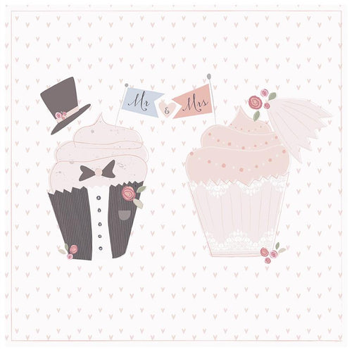 Mr and Mrs Wedding Cake