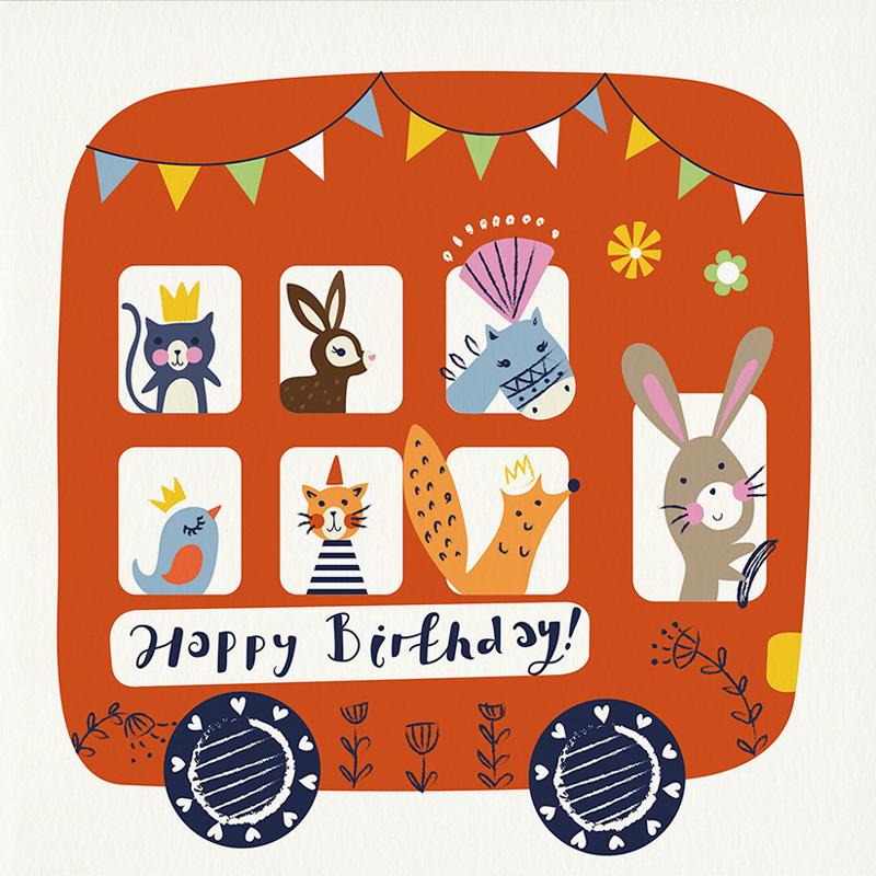 Animal Bus Birthday