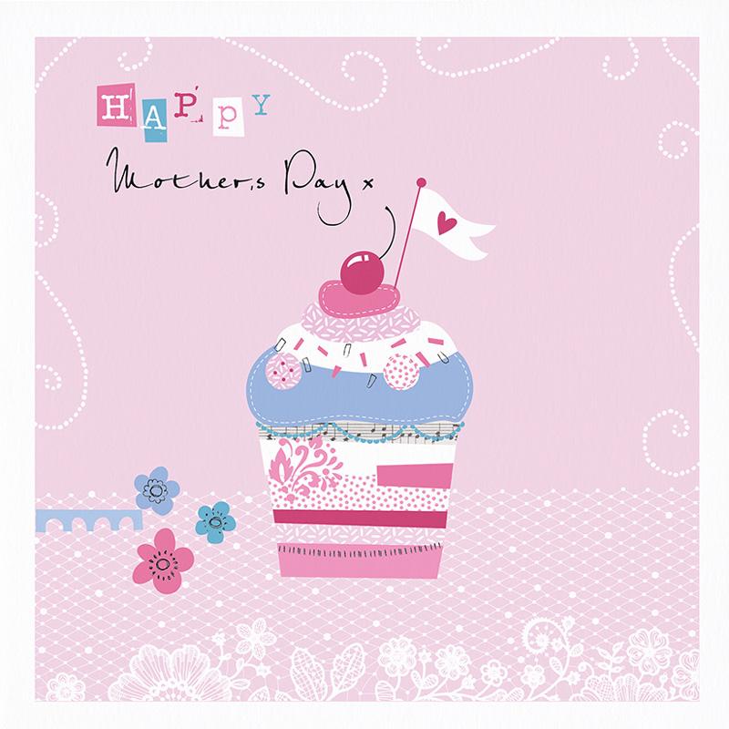 Pink Cupcake Mother's Day