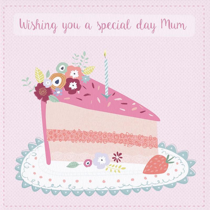 Special Day Mum Cake Slice