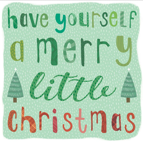 Merry Little Christmas Typography