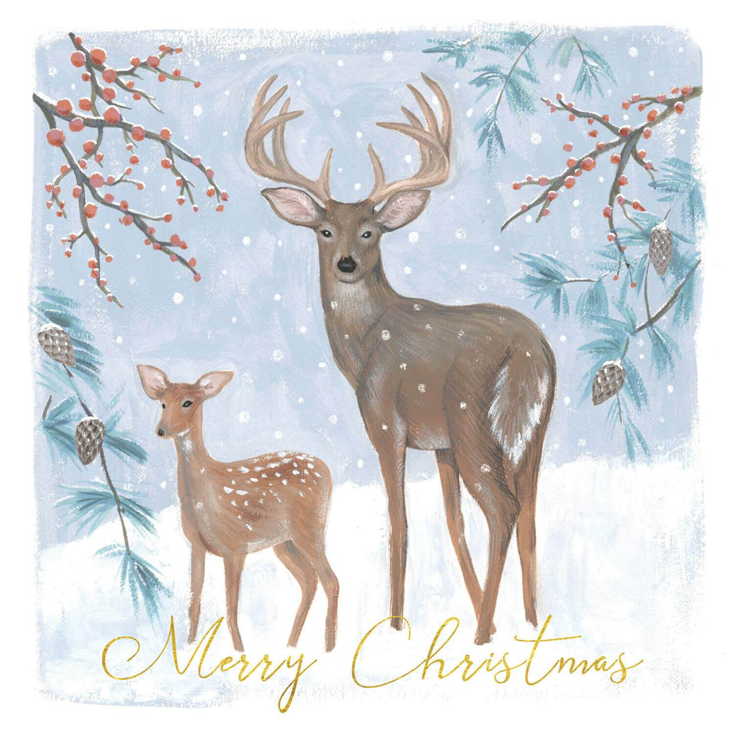 Stag and Fawn Christmas