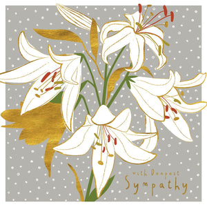 With Deepest Sympathy White Lily