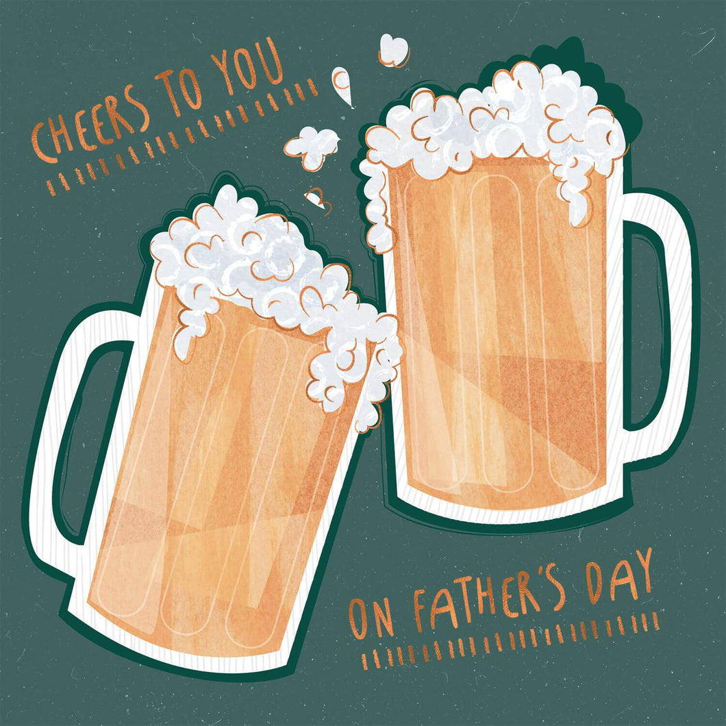 Cheers To You On Father's Day Beer