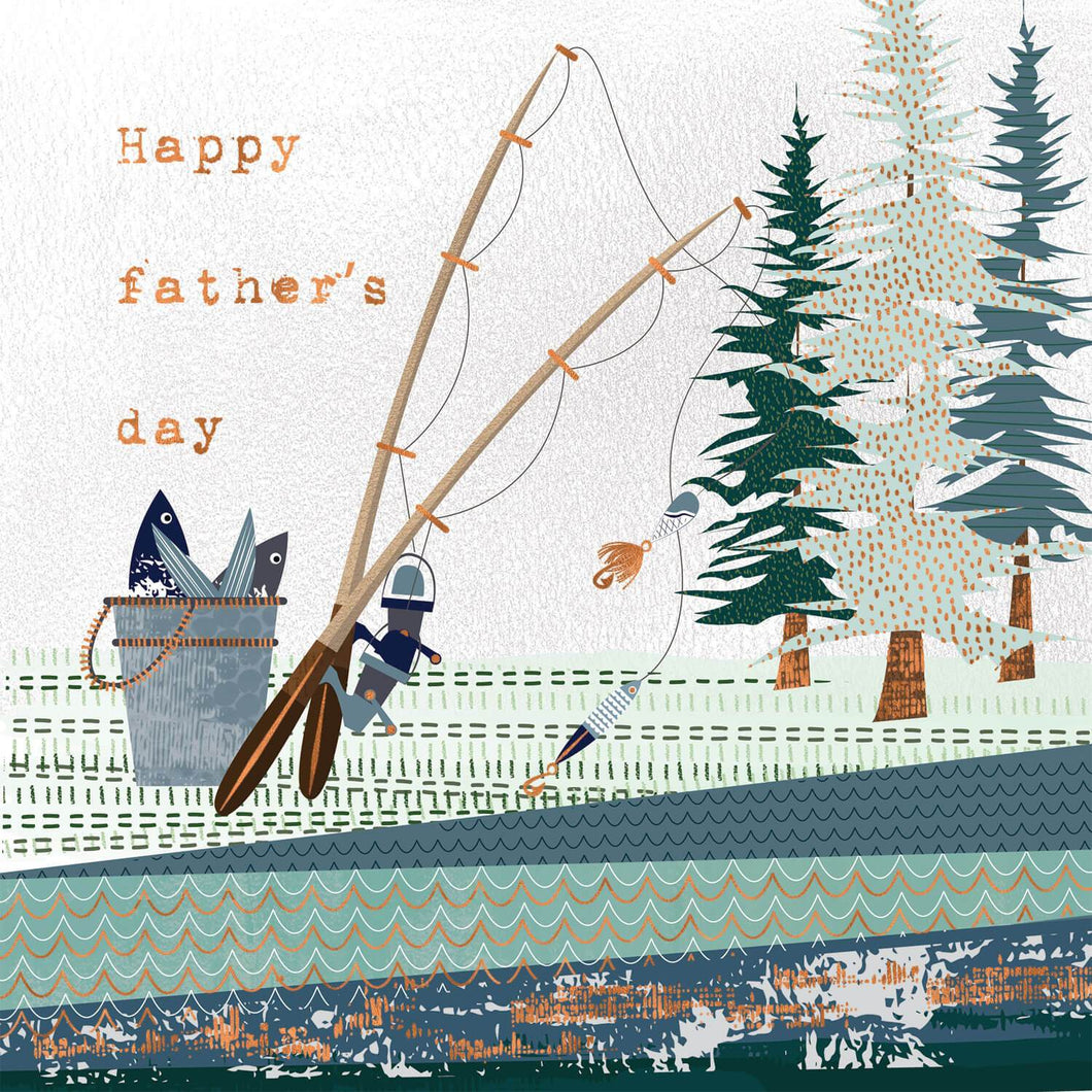 Happy Father's Day Fishing – Whistlefish Art Licensing
