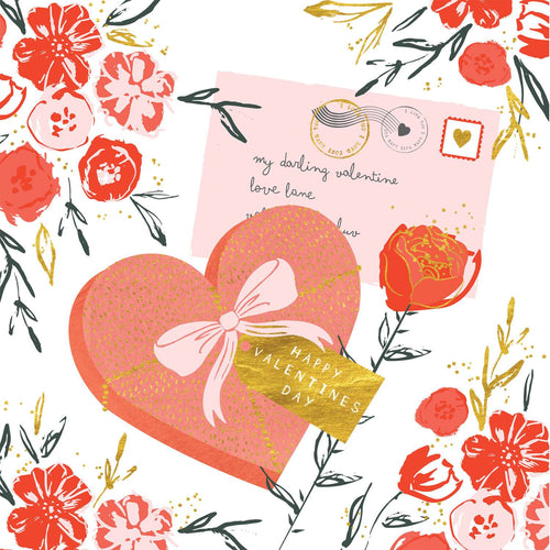 Happy Valentine's Rose And Letter