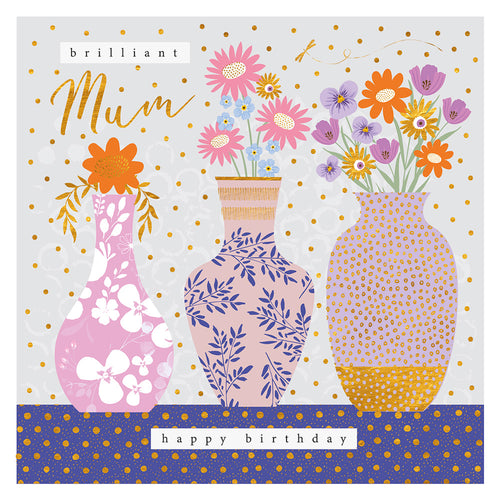 Brilliant Mum Floral Vase Birthday
