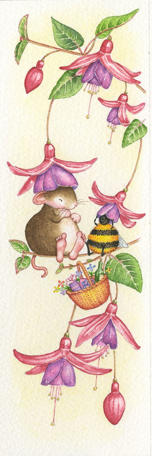 Mouse Fushcia Hats