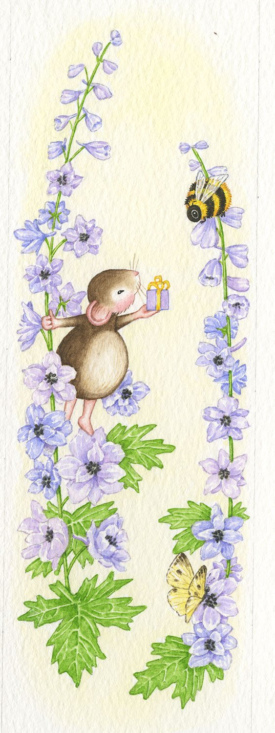 Mouse Delphiniums