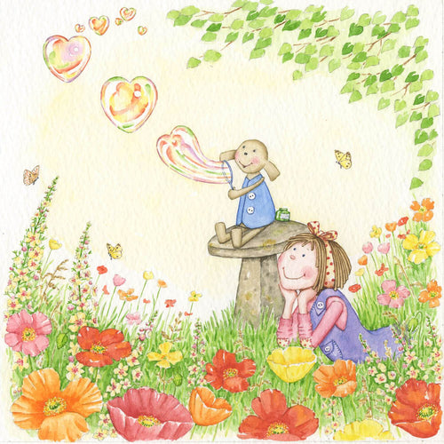 Pip & Florrie Love Heart Bubbles