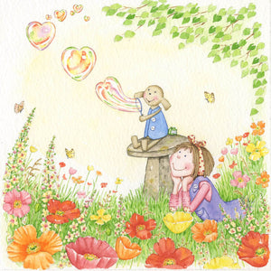 Pip & Florrie Love Heart Bubbles
