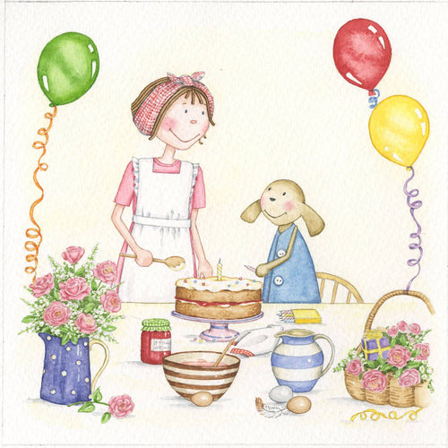 Pip & Florrie Baking A Cake