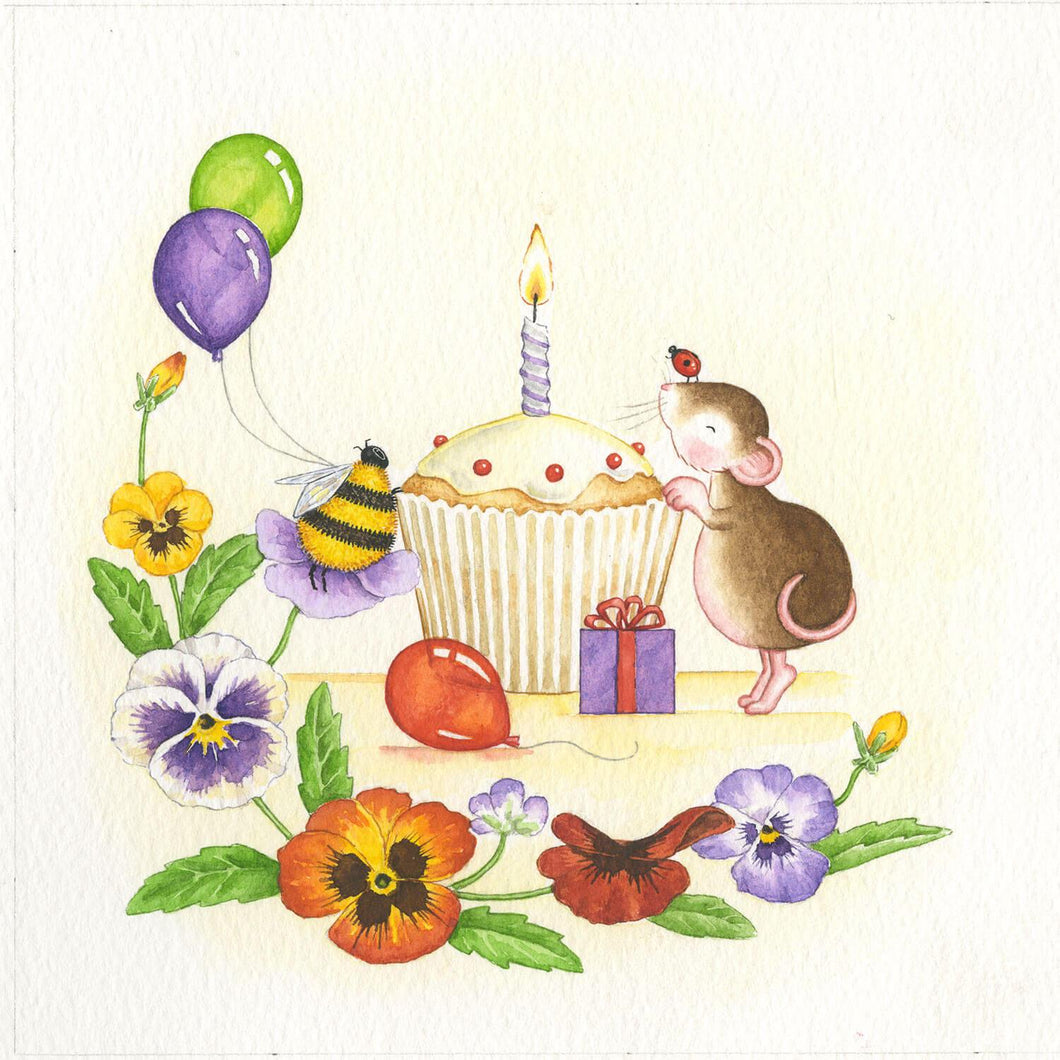 Mouse Blowing Out The Candle