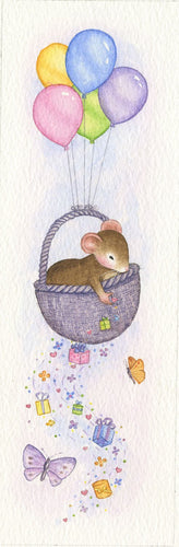 Mouse Birthday Balloons With Basket
