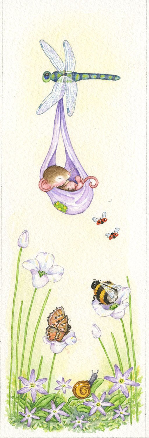 Mouse Dragonfly with New Baby