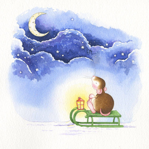 Christmas Tom Gazing At The Moon