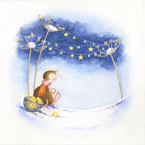 Christmas Tom Cow Parsley, Seed Heads & Stars