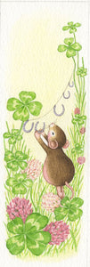 Mouse Good Luck Horseshoe