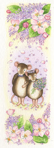 Mouse Wedding Lilac & Apple Blossom