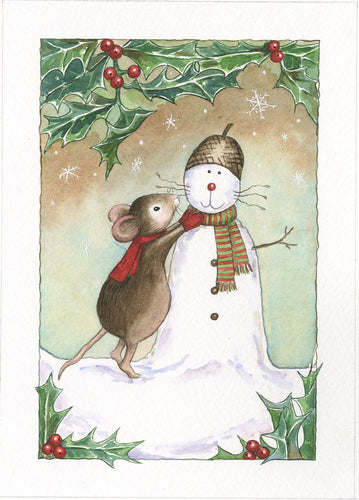 Acorn Snowman