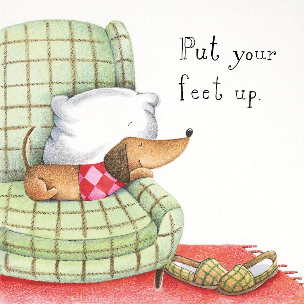 Put Your Feet Up Sausage Dog