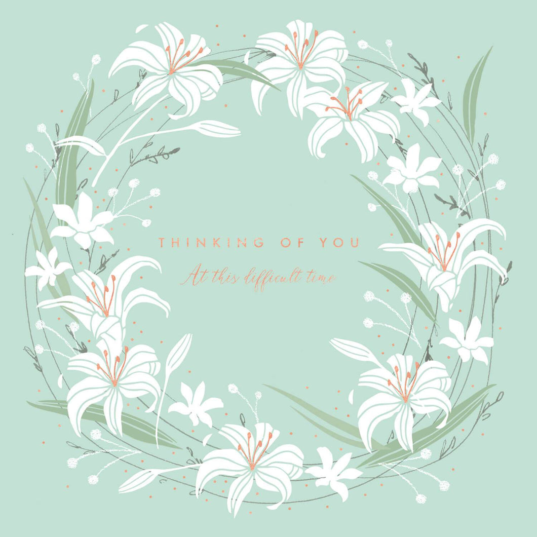 Thinking Of You Floral Wreath