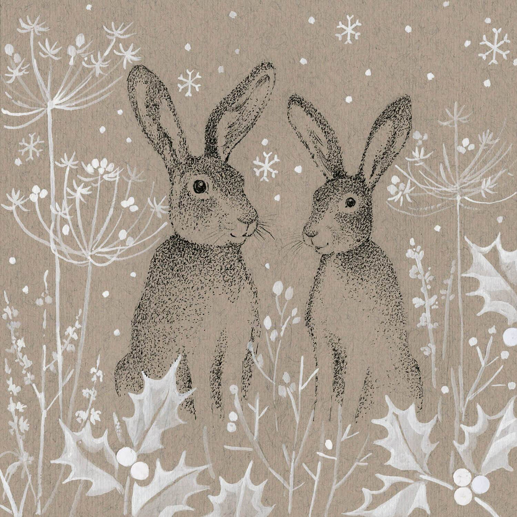 Two Hares Winter Wonderland