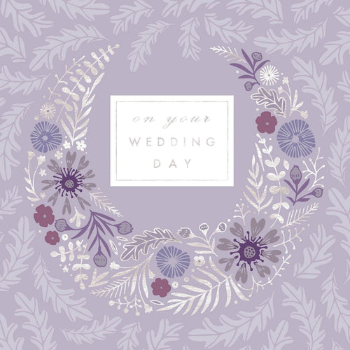 Wedding Line Floral Wreath