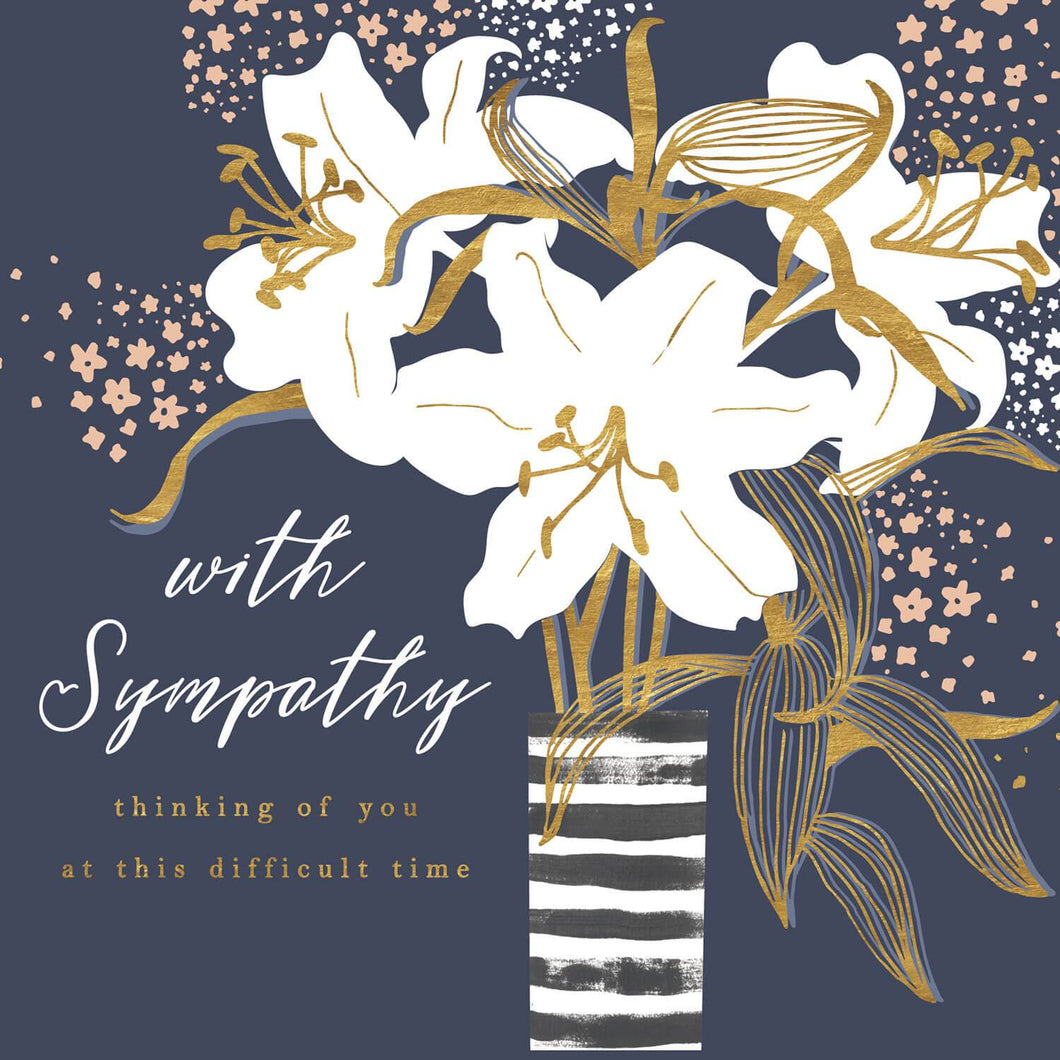With Sympathy Lily