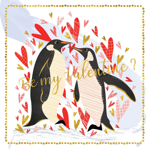 Be My Valentines Penguins