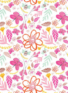 Bright Floral Get Well Soon Wrapping Paper