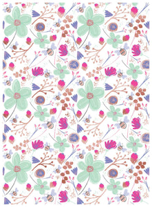 Bright Floral Thank You Wrapping Paper