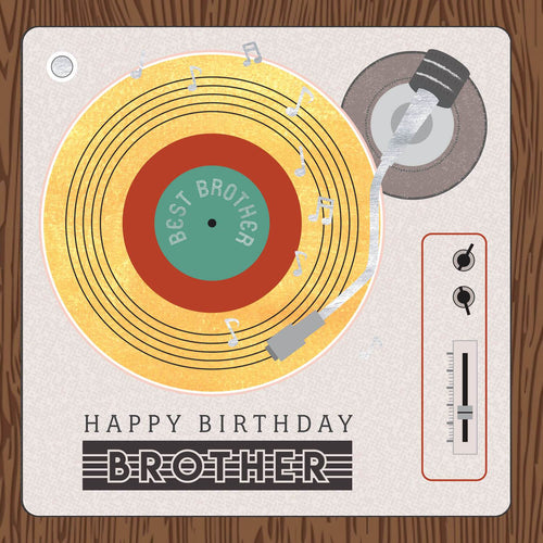 Brother Record Player Birthday