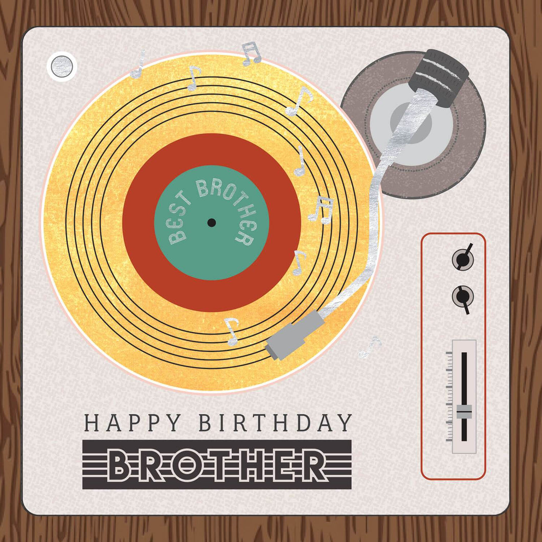 Brother Record Player Birthday