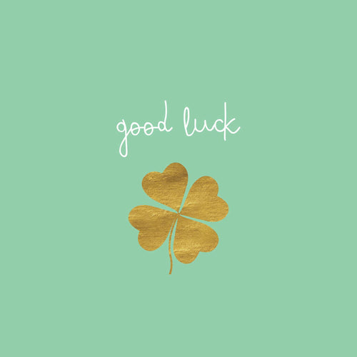Good Luck Four Leaf Clover