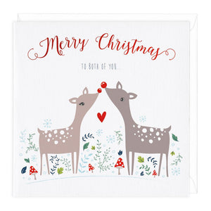 Merry Christmas Pair of Deer